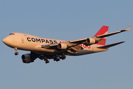 Boeing 747-400F - LZ-CJA operated by Compass Cargo Airlines
