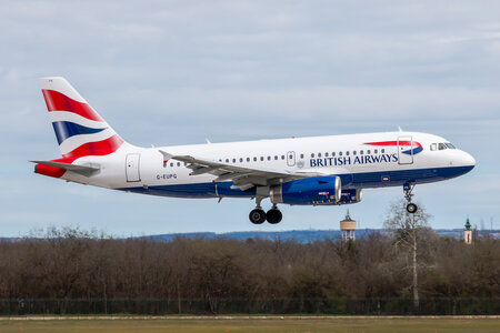 Airbus A319-131 - G-EUPG operated by British Airways