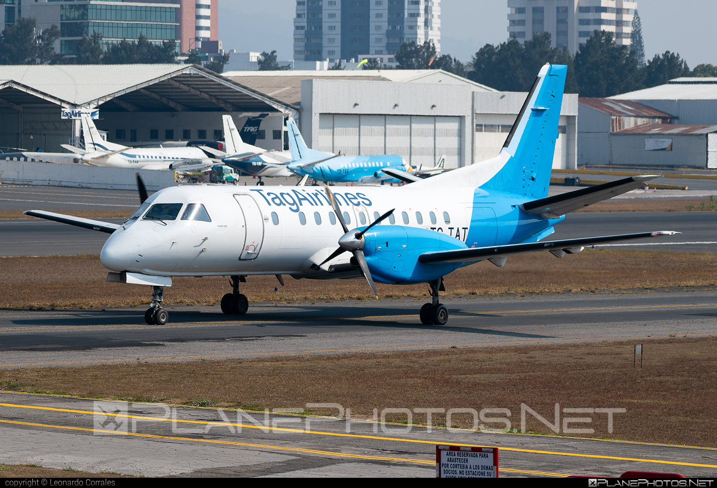 Saab 340B - TG-TAT operated by TAG Airlines (Transportes Aéreos Guatemaltecos) #saab #saab340 #saab340b #tagAirlines #transportesAereosGuatemaltecos